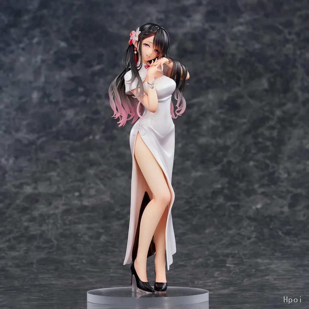 In Stock Original UnionCreative Healing White Cheongsam Sister Figure Model Anime Toys Gift Collection Series