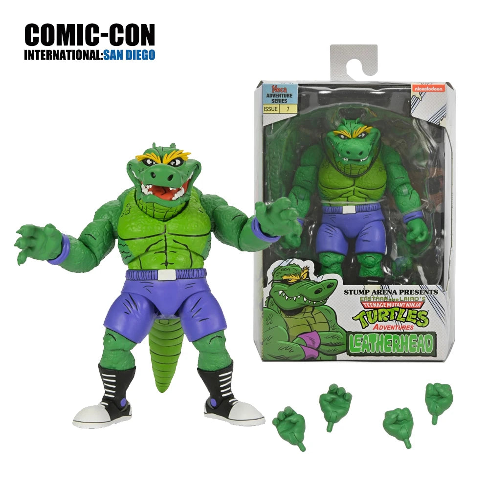 NECA Teenage Mutant Ninja Turtles (Archie Comics) - Stump Wrestling Leatherhead 7” Scale Action Figure NECA 100% Original Model