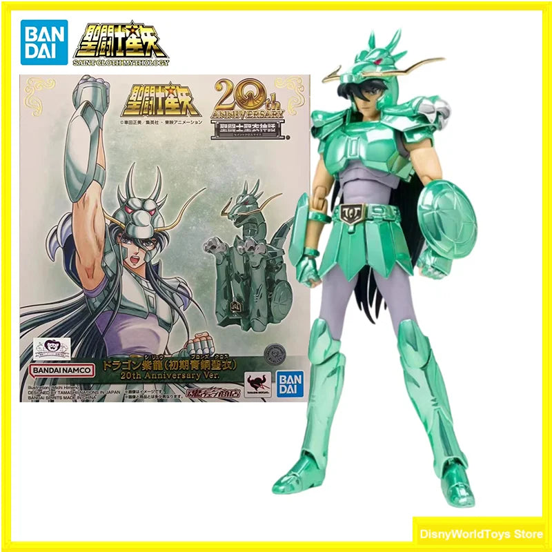100% Original BANDAI Saint Cloth Myth DRAGON SHIRYU 20th Anniversary Ver PVC In Stock Anime Action Collection Figures Model Toys