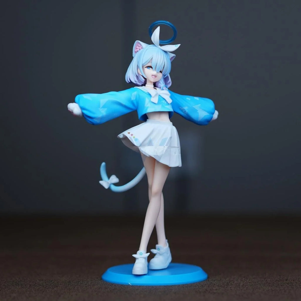 Gw  Ear Arona Anime Figure Desktop Cuter Case Decoration Gift Secondhand Beautify Girl PVC Collectible Statue Toy
