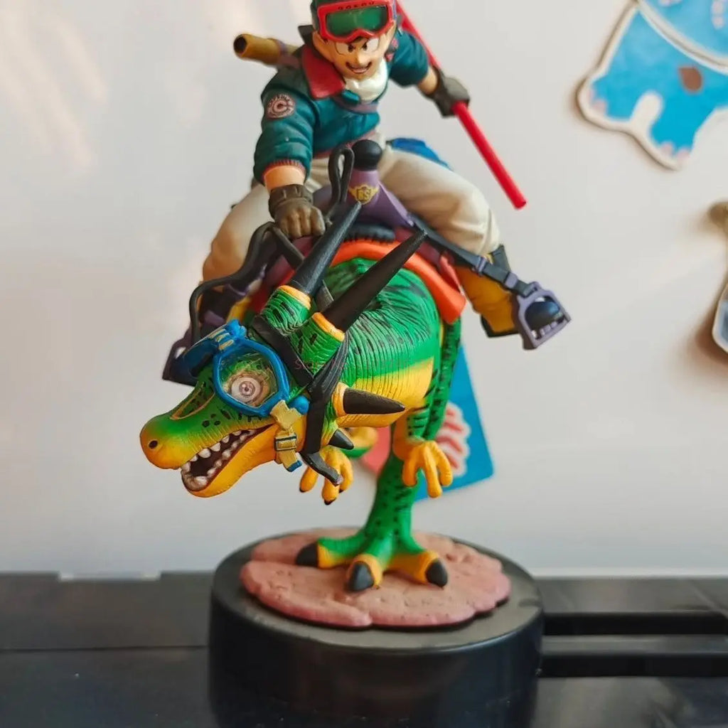 Hot Sale Dragon Ball Pvc Anime Figures Gk Son Goku Riding Dragon Costumes Action Decoration Ornaments Model Toys Childrens Gifts