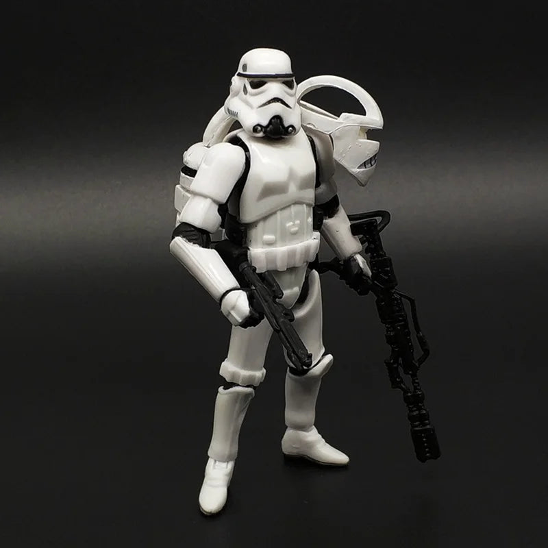 In Stock Wars White Soldier Black Soldier Commander Toy Model Black Knight Storm Soldier Clone Human Mobile Doll Gift Souvenir
