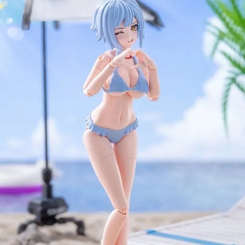 Nuke Matrix Genuine Original Forest Summer Vivienne Hayha Action Figures Swimsuit Girl Figure Assembly Model Pvc Doll Toys Gifts