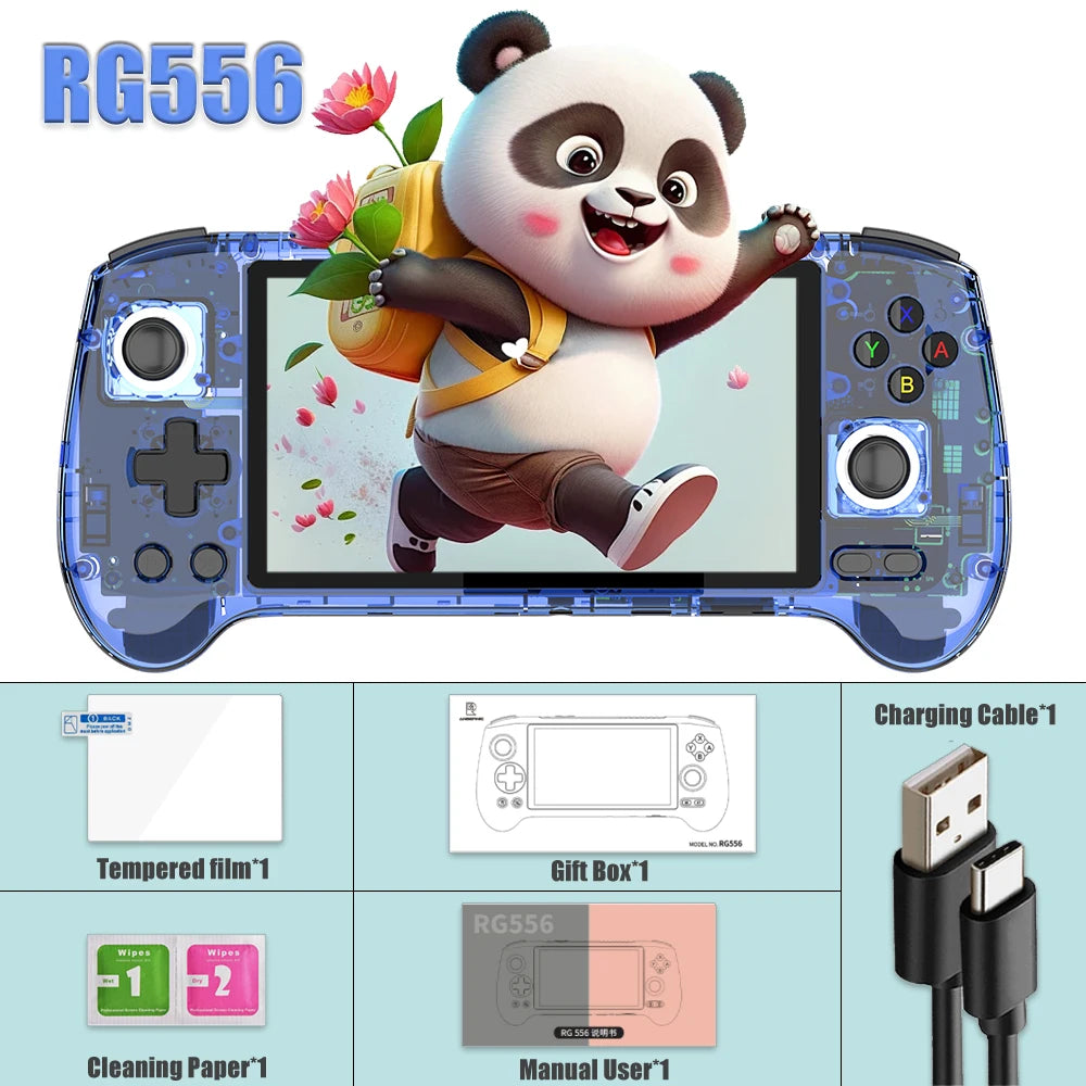 2025 New anbernic RG556 Classic consola handheld retro game console Android 13 Hall effect Joystick emulator videojuegos player
