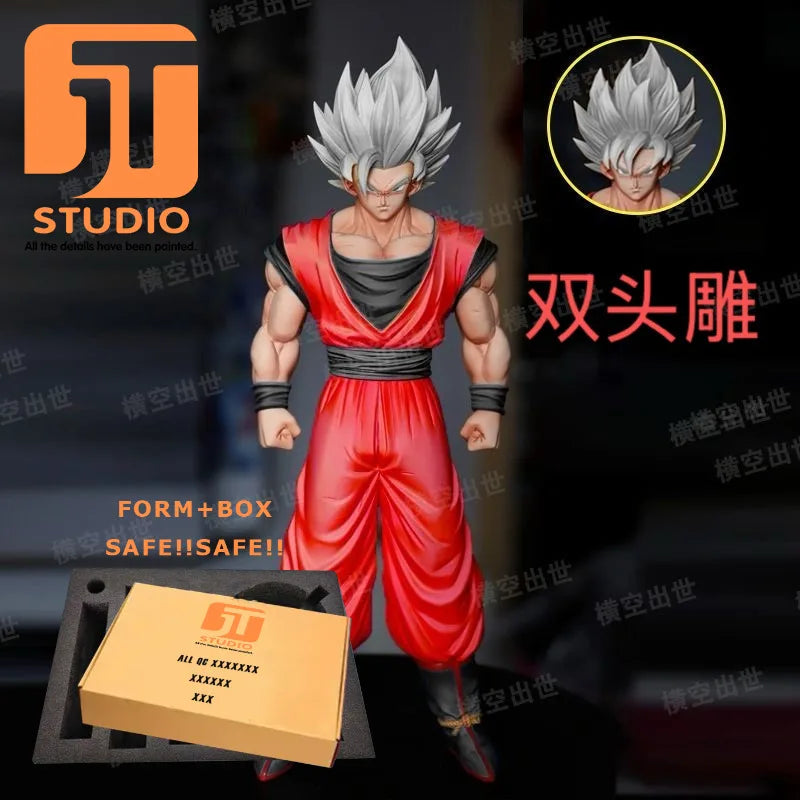 JT Studio Dragon Ball Z Goku Vegeta Gogeta SSJ1 SSJ2 SSJ4 SSJ3 Vegetto Dragonball Anime Model Figure GK Statue DBZ Figurine Toys