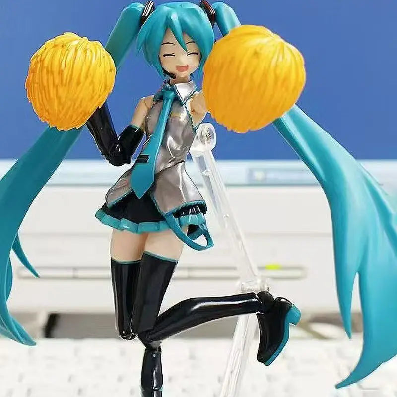 Neue Figma 114 Hatsune Miku Anime-Mädchenfigur Figma 014 Virtuelle Sängerin Miku Gemeinsam bewegliches Modell Kinderspielzeug Puppensammlung Geschenke