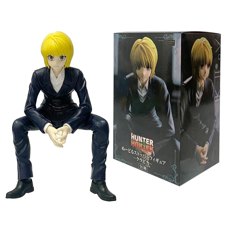 15cm Hunter×Hunter Anime Figure Phantom Troupe Chrollo Action Figure Killua Figurine Collection Noodle Stopper Model Toys Gift