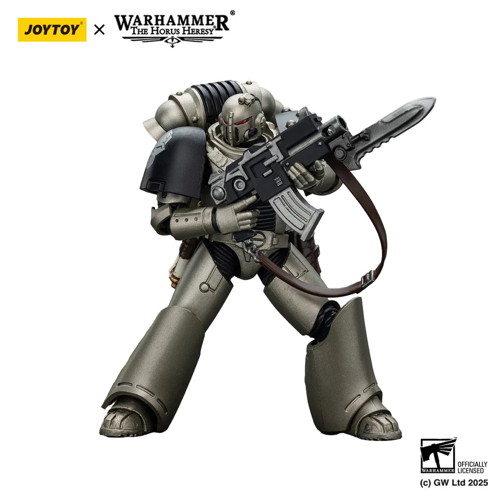 JOYTOY Warhammer 40K 1/18 Action Figure Iron Warriors MKVI Tactical Sergeant Anime figures Toys Model