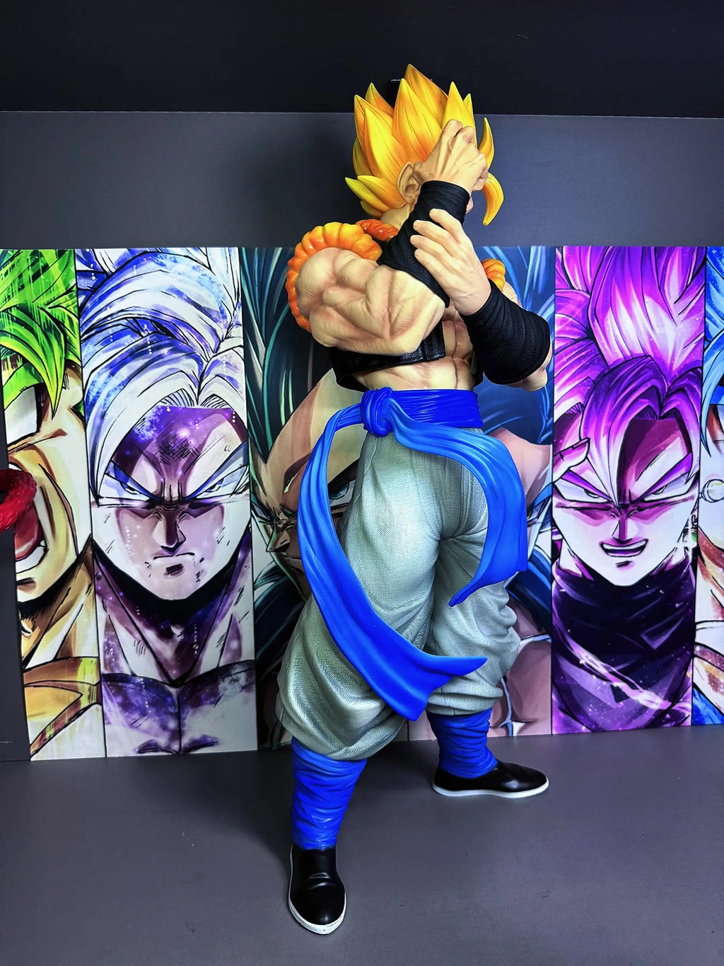50 cm DX JT Dragon Ball Anime Figur Gogeta Broli Super Modell Peripherie Action Figur Desktop Dekoration Geschenk Spielzeug Kinder