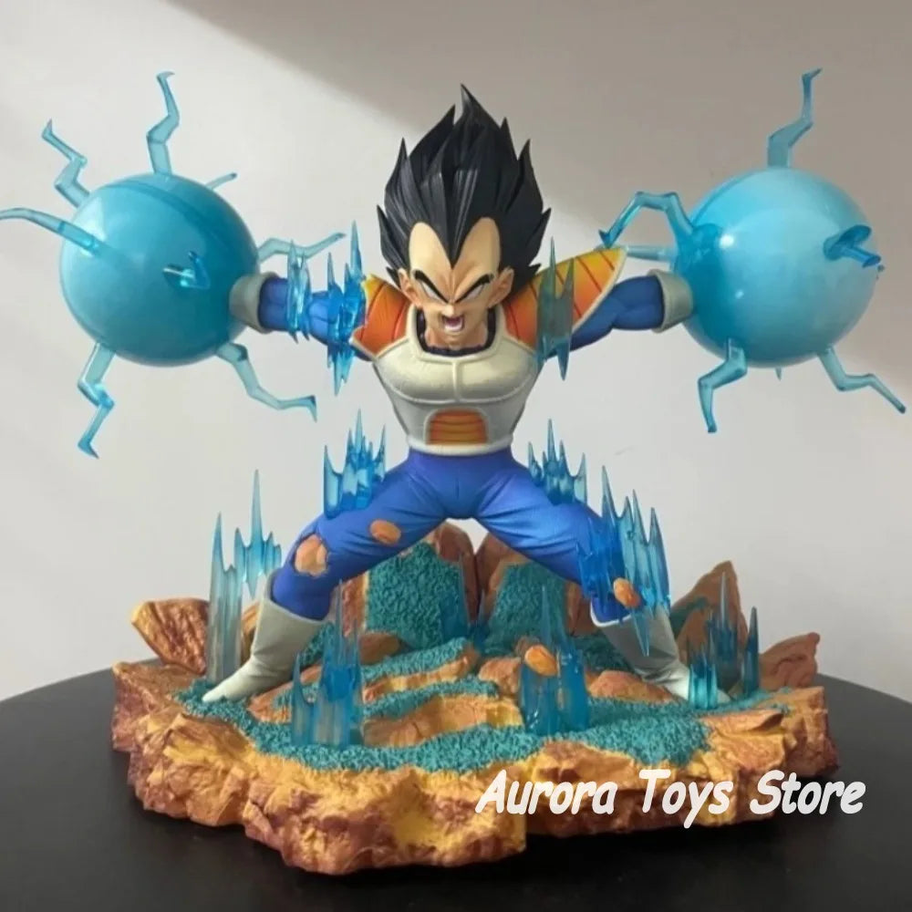 22cm/8.66in Anime Dragon Ball Z Figure Super Saiyan Majin Vegeta Action Figures PVC Statue Collection Model Toys Birthday Gifts