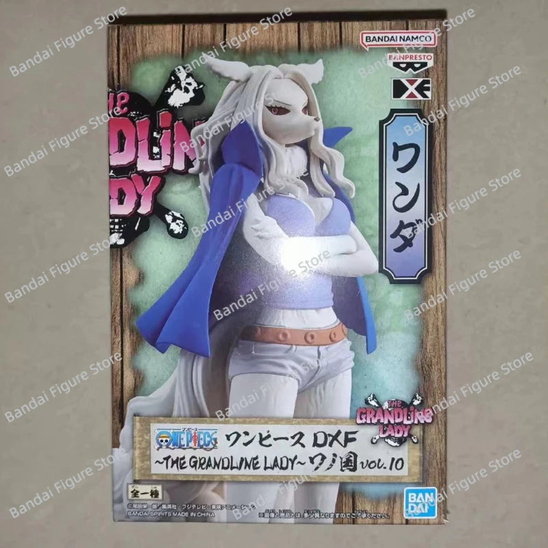 Auf Lager Bandai BANPRESTO One Piece DXF Die Grandline Lady Wano Country Carrot Wanda Anime Actionfigur Spielzeugmodellsammlung