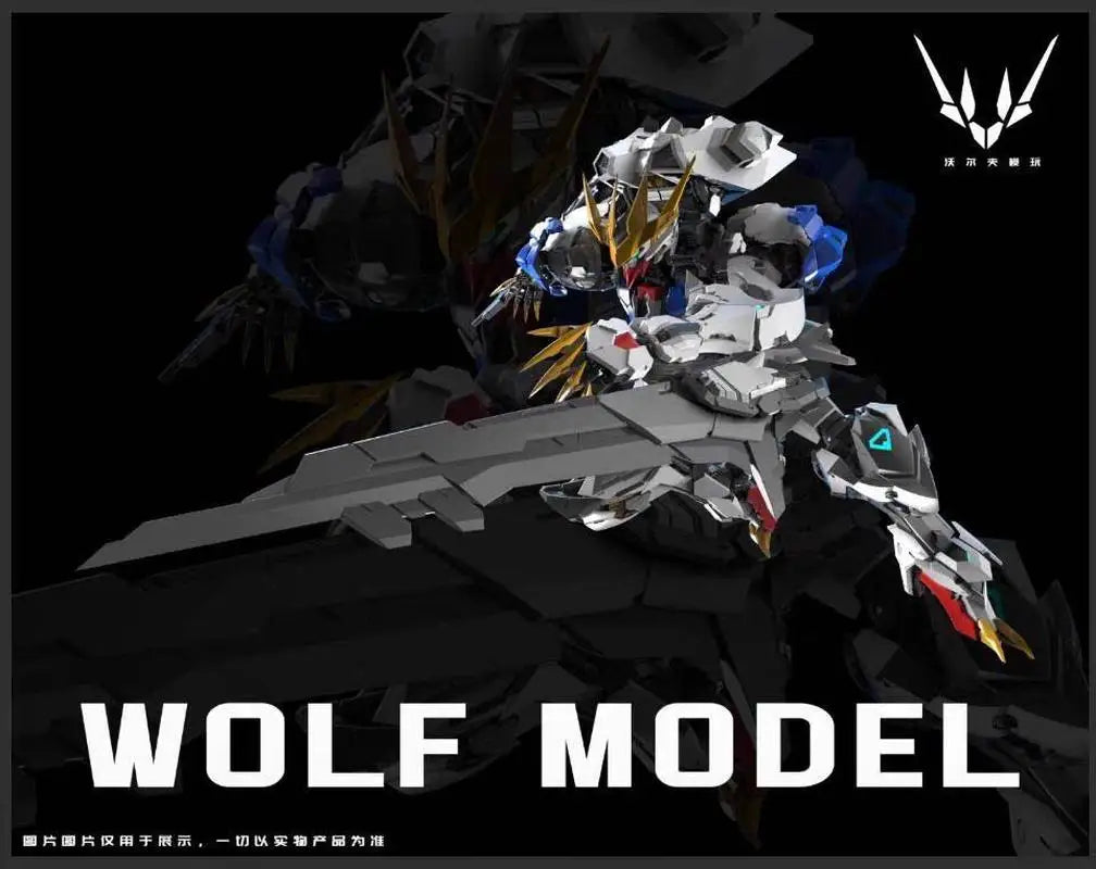 【IN STOCK】Wolf Technology Wolf King Alloy Skeleton 1/100 Barbatos Assembly Model Mecha Assembly Model Kit Action Figure Toy Gift