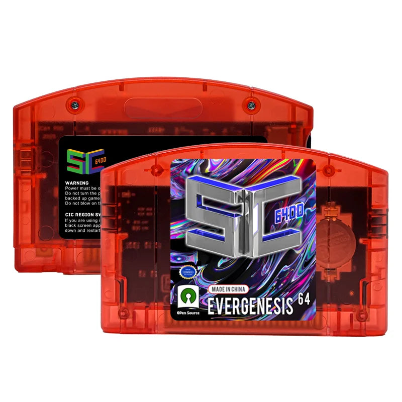 SC64 Open Source Game Card 5000 in 1 N64 Game Cartridge For Nintendo 64 Game Card free TF Card Compatibility Support 64DD Game