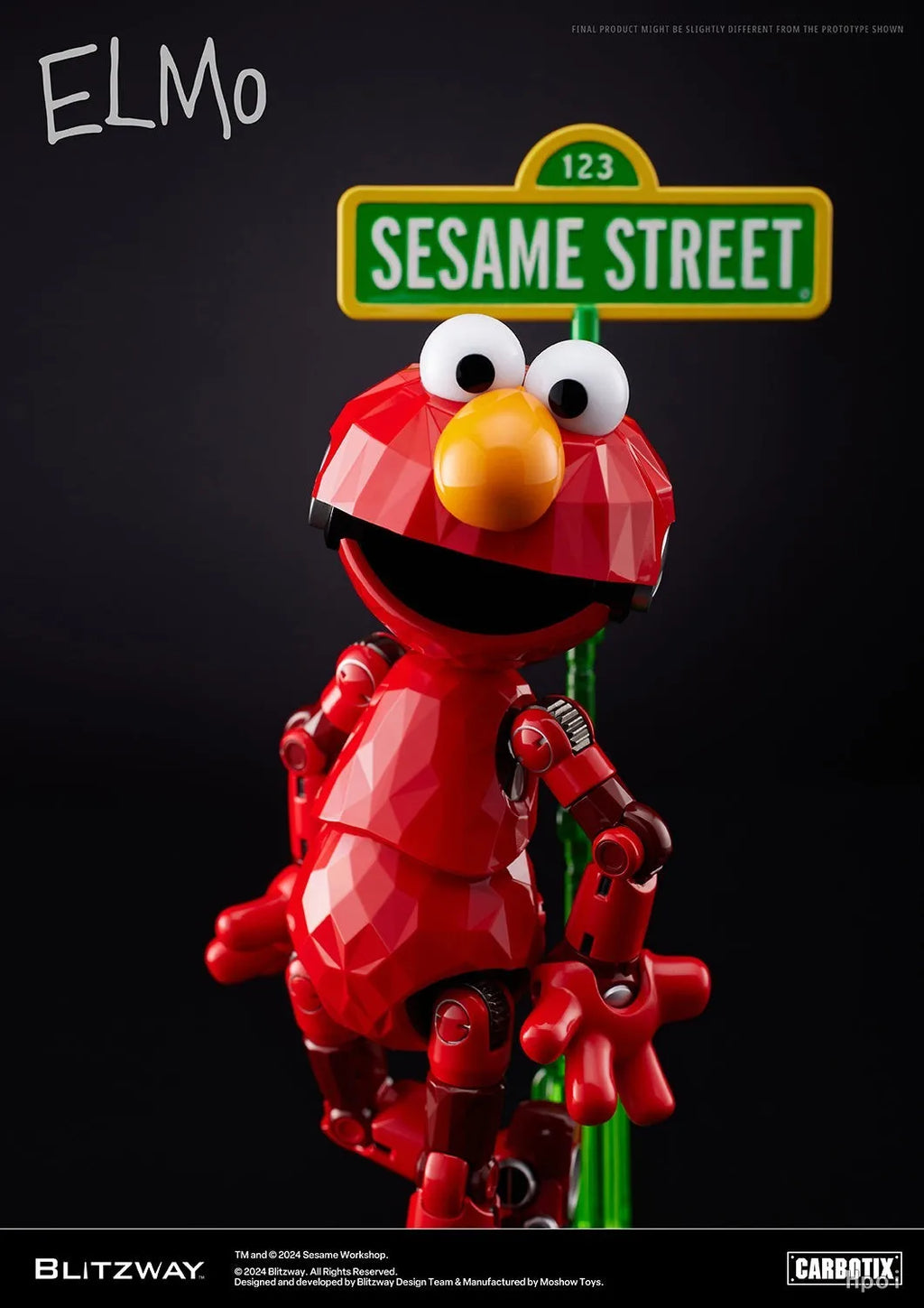 【Original】MOSHOWTOYS BLITZWAY ELMO Mecha-Complete Action Figure Model Toy