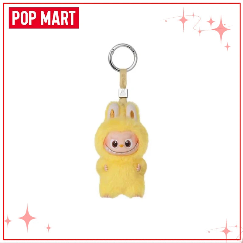 POPMART Чудовищата Лабубу V4 Pin for Love Series Blind Box Vinyl Face Plush Doll Visual Keyring Toy Коледни подаръци