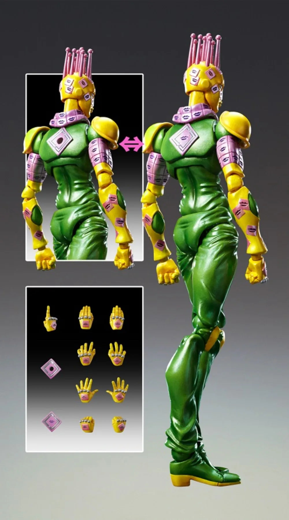100% Original in Stock Action Figur Medicos Entertainment Jojo No Kimyou Na Bouken Kiss Anime Character Action Figure Gift