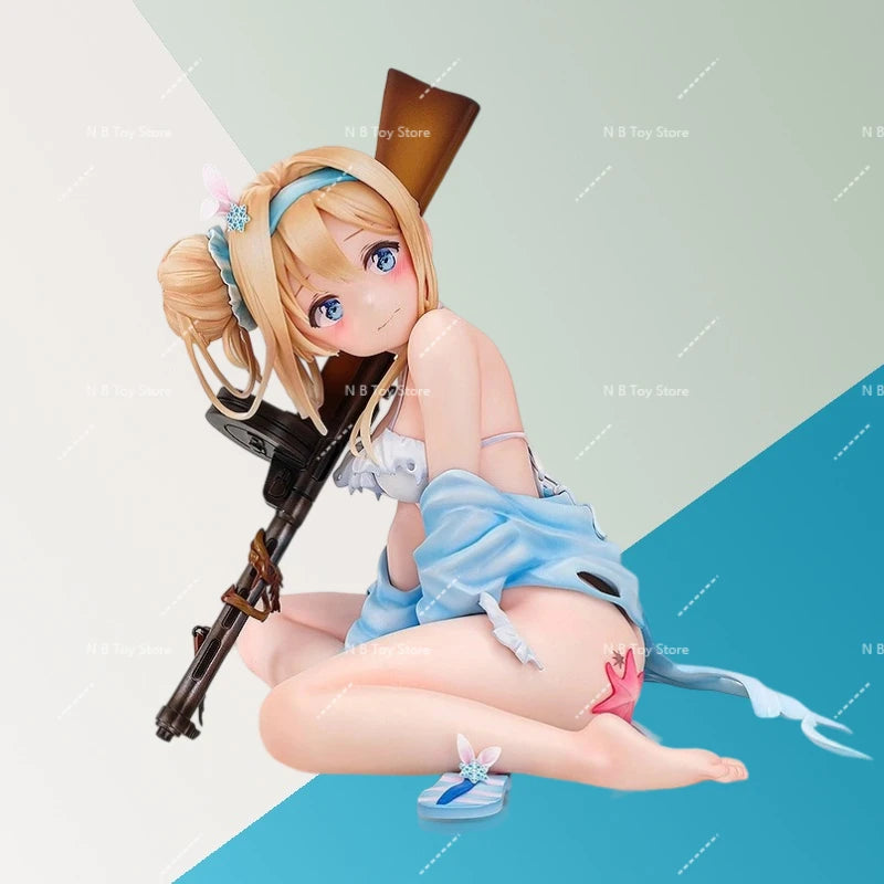 Pony Canyon Original Girl Frontline Suomi Midsummer Pixie Damaged PVC Action Figure Anime Model Toy Collection Doll Gift