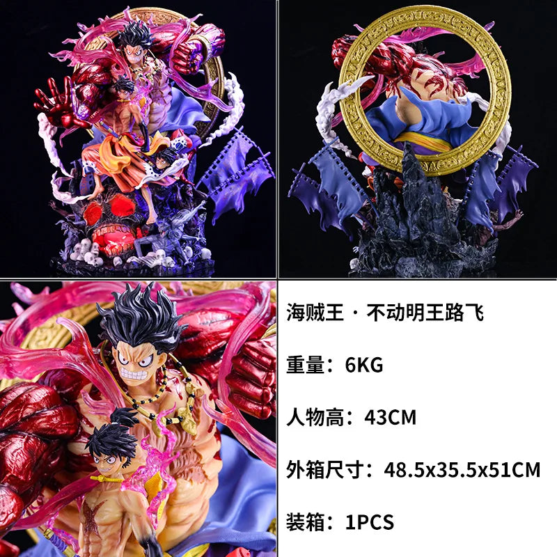 41 cm One Piece Anime Figur Edward Newgate On Top of the War Action Figur PVC Statue Modell Sammlung Spielzeug Geburtstagsgeschenke