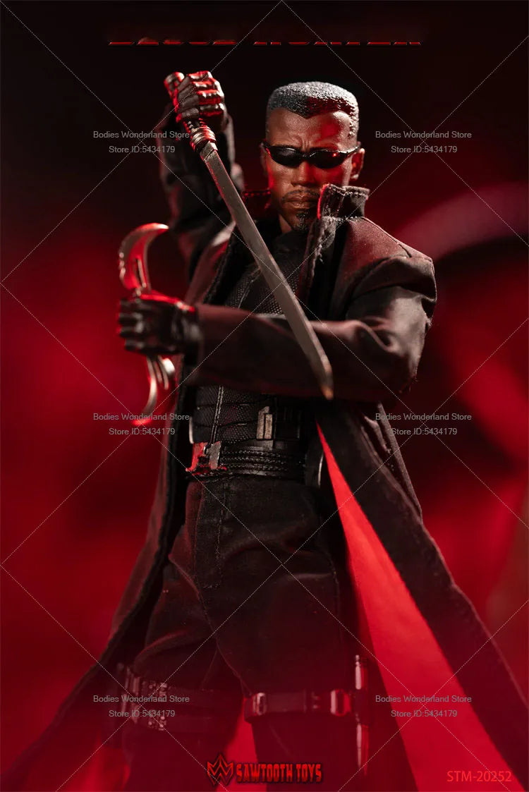 SAWTOOTH TOYS STM-20252 1/12 Scale Male Soldier Vampire Blood Hunter  Double Head Carving 6inch Action Figure Doll Collection