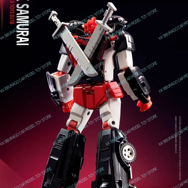 DX9 TOY Transforation D21B Action Figures Dark Samurai MP Scale G1 Model Figurines Robot Car Toys Children Boy Gift Collection