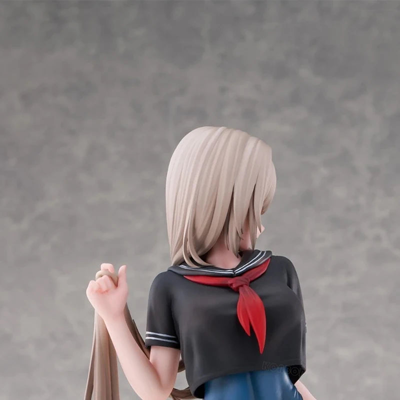 Tsugi no Jugyou wa Suiei Yuzu Anime Girl Figure Before the Swim: Getting Ready to Change Yuzu Action Figure Model Doll Toys Gift