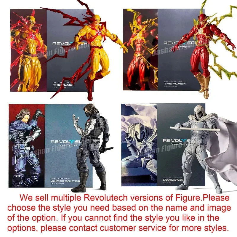 Revoltech Winter Soldier Action Figure Amazing Yamaguchi Captain America White Wolf Figures PVC Movable Collectible Model Toys