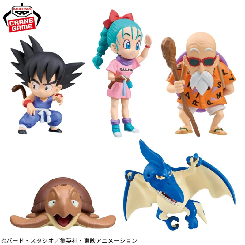 in stock Original Genuine BANDAI NAMCO BANPRESTO Dragon Ball wcf Son Goku Bulma Master Roshi Figure Model Kid Toy Gift