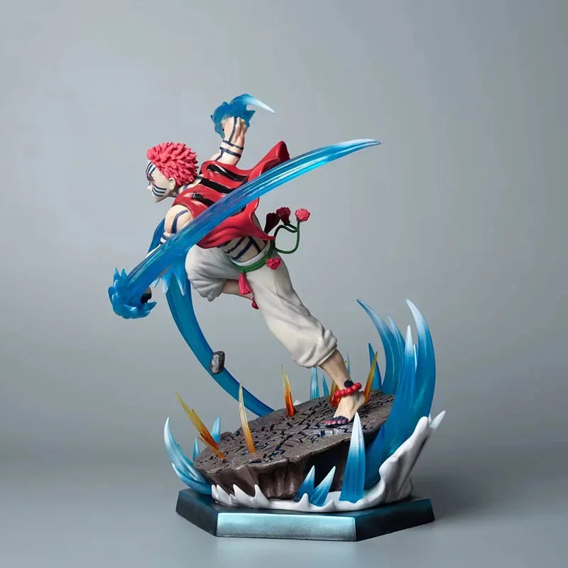 26cm Dämon Slayer Puppen Akaza Action Figur Figma Kimetsu Keine Yaiba Hakuji Figur Dämon Statue Anime PVC Sammlung Modelle spielzeug