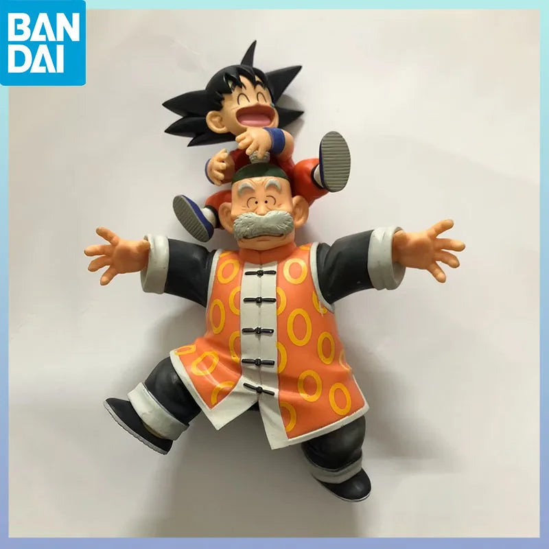 BANDAI Ichiban Kuji Dragon Ball Revible Moment Last One Prize Goku Grandpa Gohan Anime Scene Figurine Action Figure Model Toys