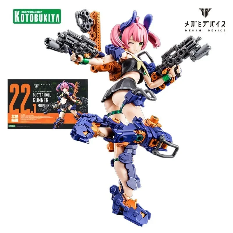 Kotobukiya MEGAMIDEVICE BUSTER DOLL GUNNER – 1/12 Scale High-Quality Collectible Figure, Must-Have Gift for Anime Enthusiasts