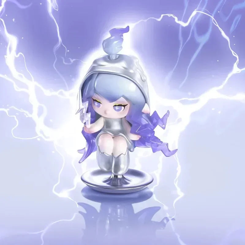 POPMART CHAKA Light Sprite Series Kawaii Anime Action Figure Blind Box - Surprise Mystery Doll for Girls Unique Gift Item