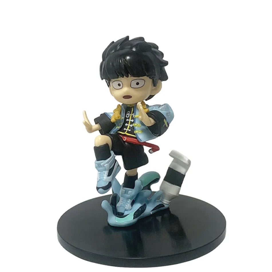 New Anime Mob Psycho 100 Figures Gk Reigen Arataka Q Edition Kawaii Figurine Toy Model Doll Desktop Ornaments Collectible Toy
