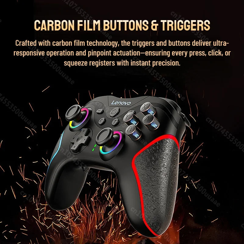 Lenovo S01 Wireless Gamepad for Switch/Switch 2/Switch OLED Tablet PC TV iPhone Android Cell Phones Bluetooth Game Controller