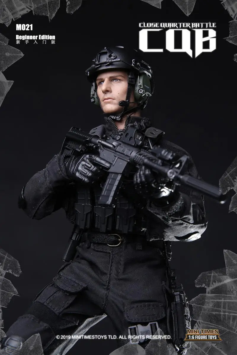 Mini Times Toys M021 1/6 CQB Soldier Figure Model 12'' Male Action Doll Full Set Toy for Collection