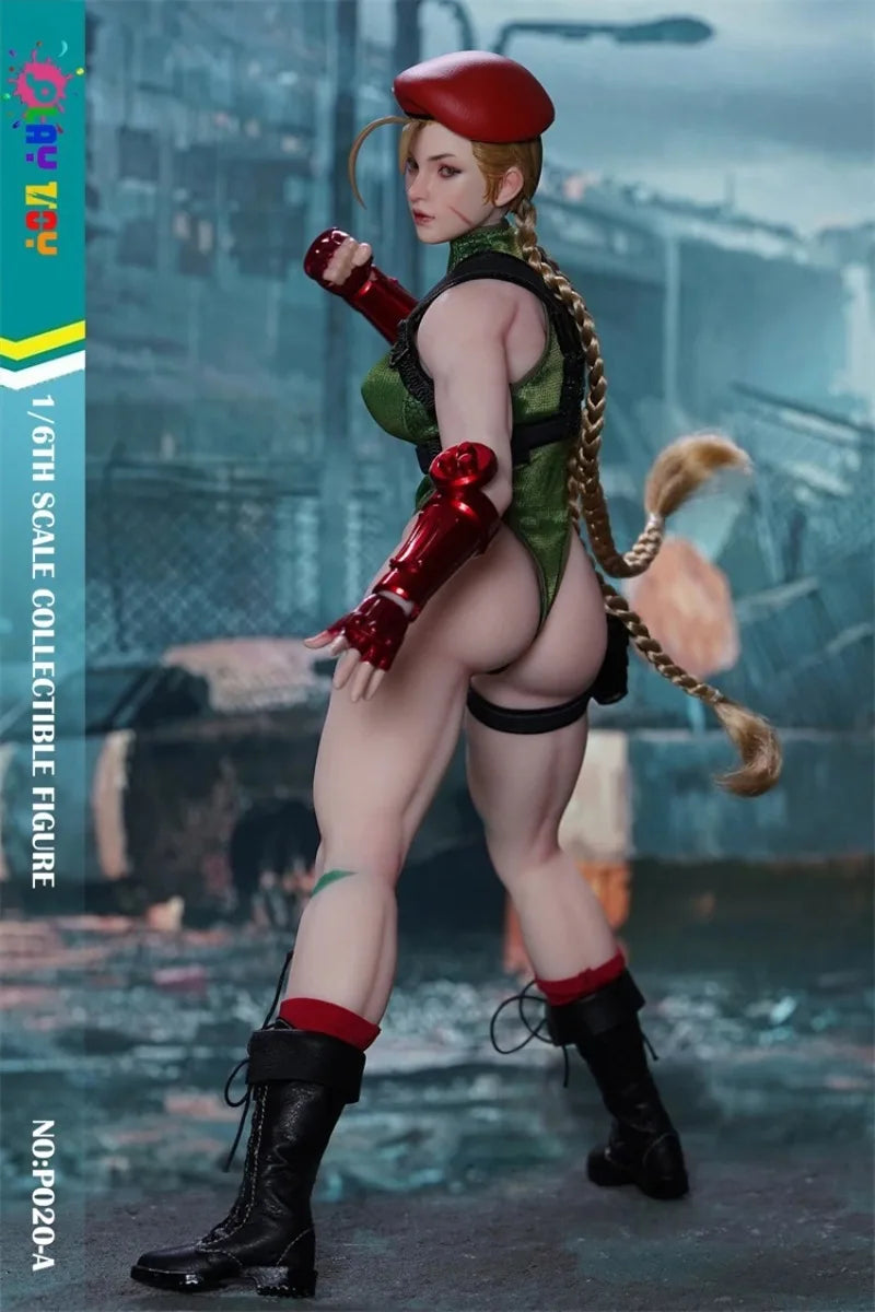 In stock, fighting toy, Guerrera Cammy Street Fighter P020 A B 1/6, Action Model, collectible figures, toys