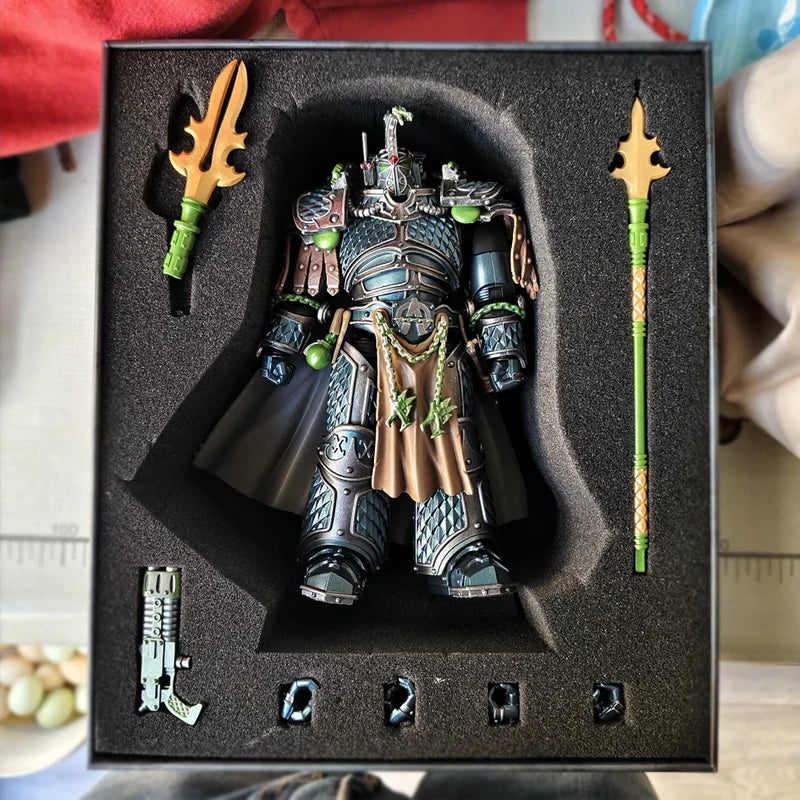 JOYTOY Warhammer 40K Alpha Legion Alpharius Alpharius 1/18 Action Figure Primarch Of The XXth Legion Anime Figures Toys Model