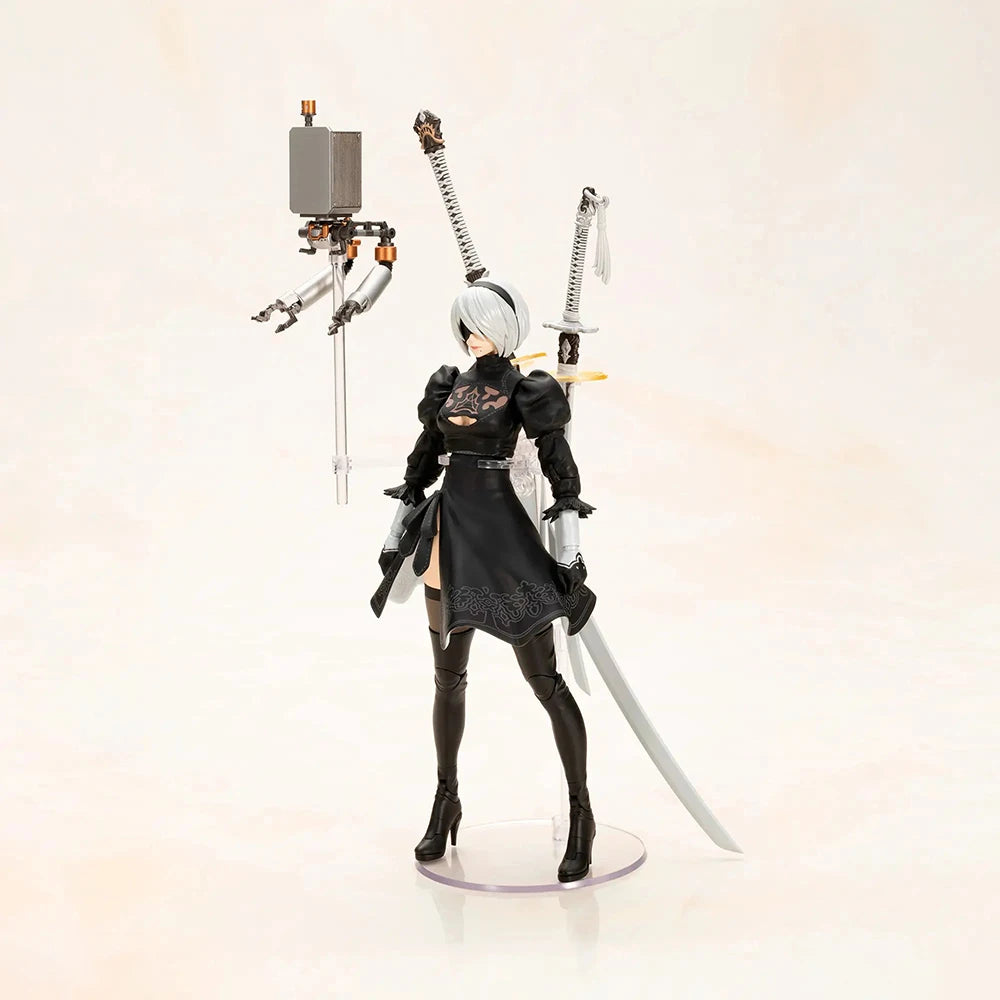 In-Stock Square Enix & Kotobukiya NieR:Automata 2B (YoRHa No.2 Type B) 15cm Nice Collectible Plastic Model Kit Toys