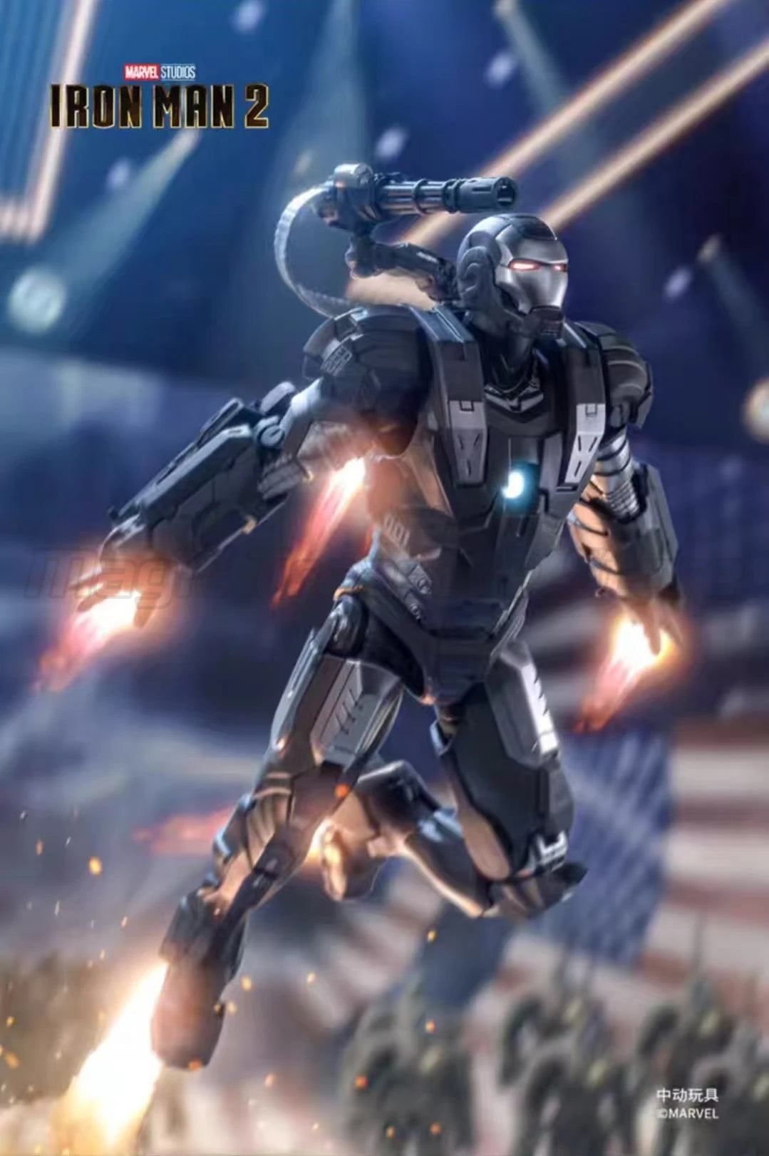 【MT】ZD TOYS Marvel IRONMN2 War Machine MK1 Not Emitting Light 1/10 Action Figure Toy Model