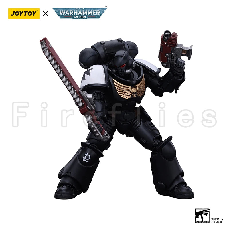 1/18 JOYTOY Action Figure 40K Black Templars Outriders And Brother Valtus Re-issue Version Anime Model Toy