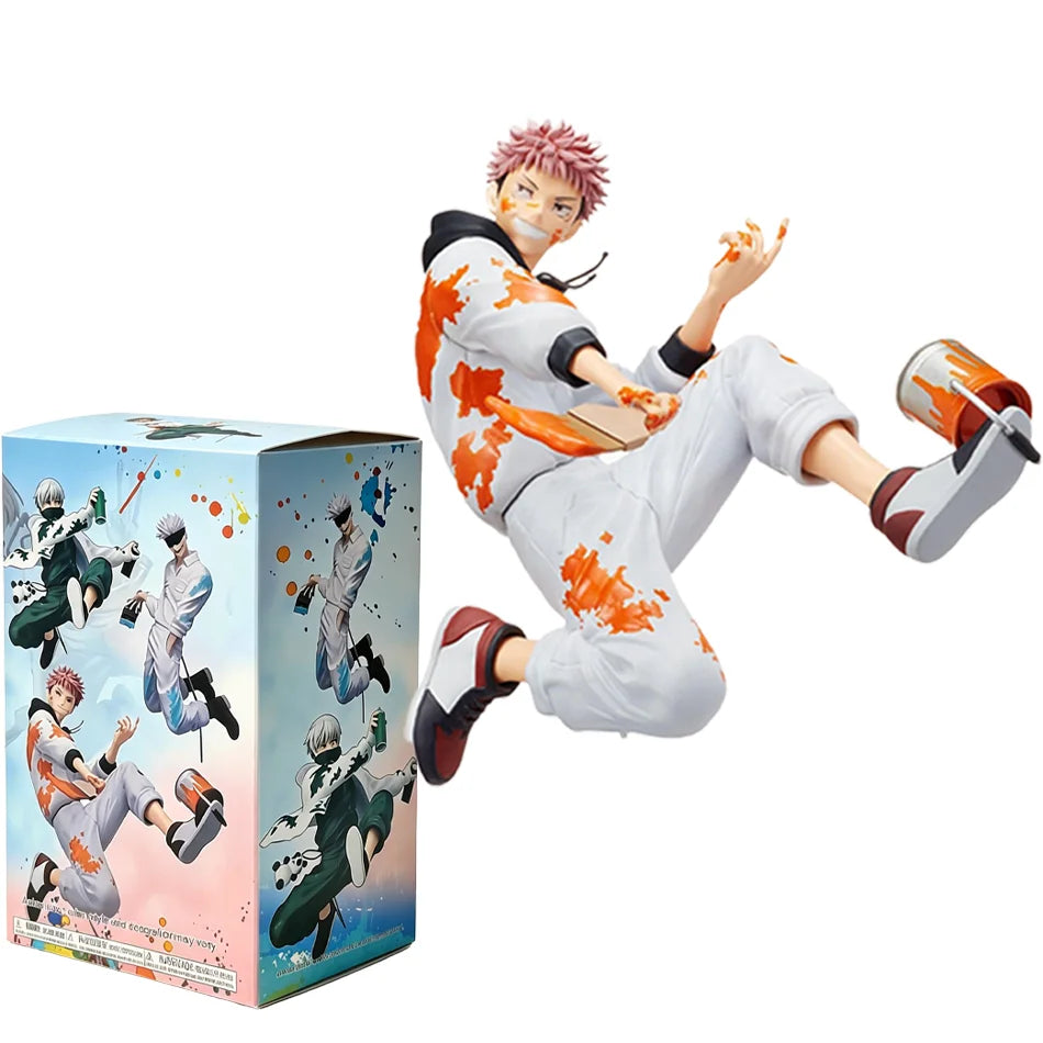 New Graffiti Battle Jujutsu Kaisen Anime Figure Fushiguro Megumi Kugisaki Nobara PVC Action Figures Model Toys