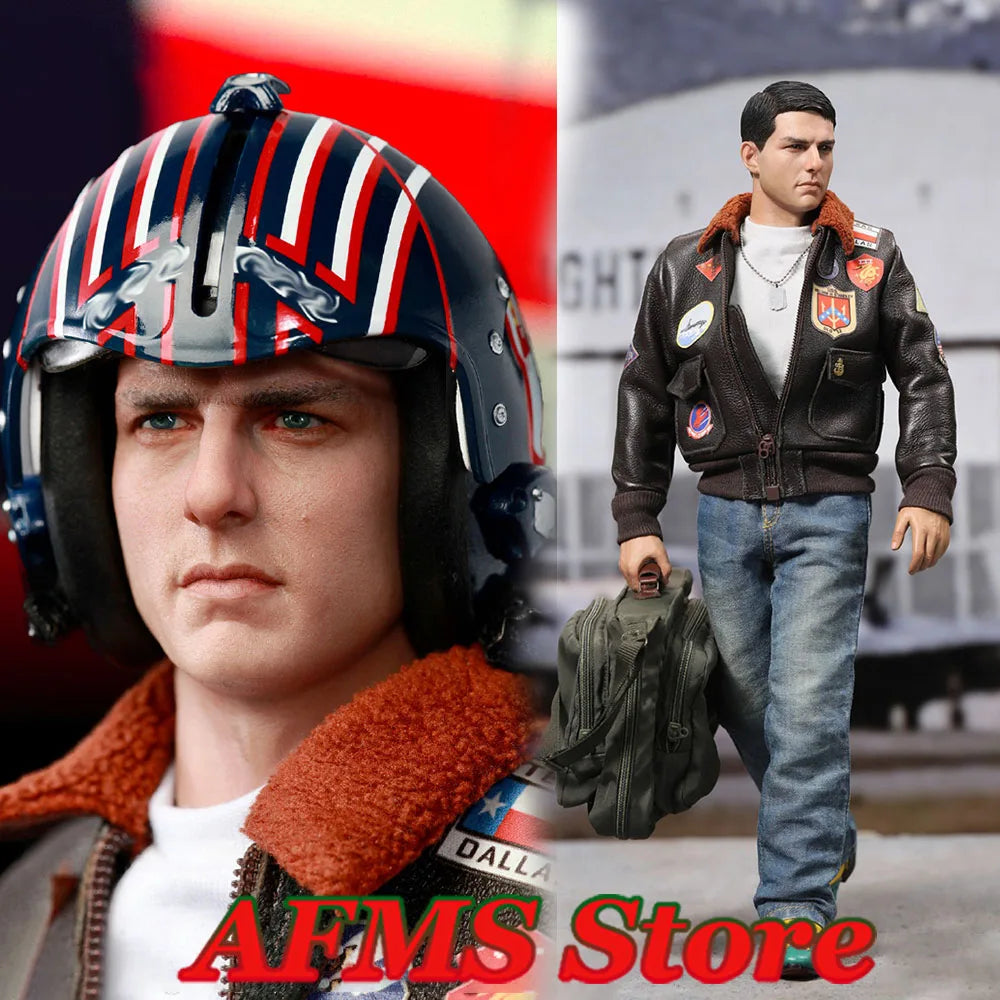 DID MA80181 1/6 Scale Collectibles Figure US Navy Pilot Lieutenant Peter Handsome Tom Cruise  12inch Men Soldier Action Figure