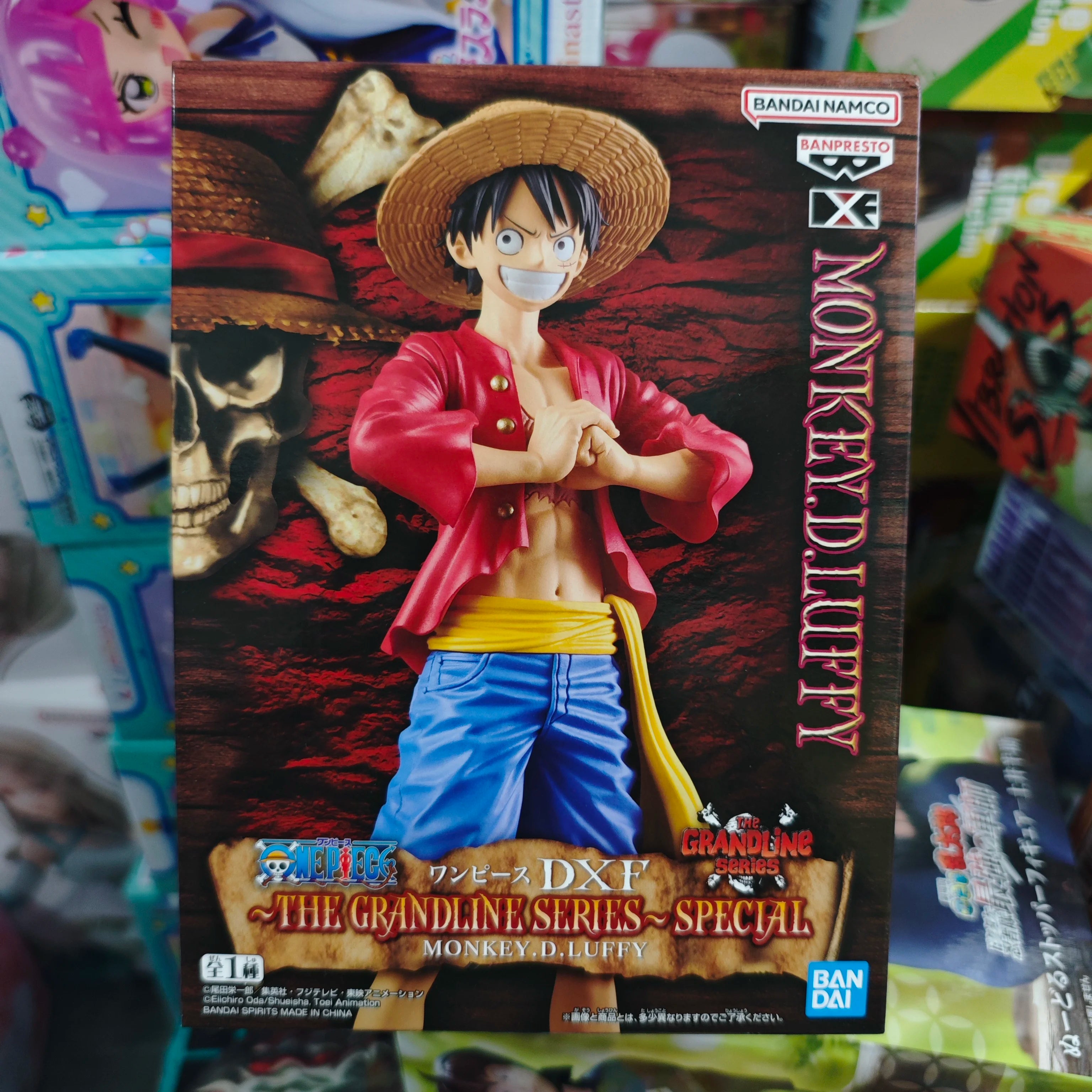 IN Stock Original Banpresto DXF One Piece Luffy Vivi Roger Dragon Saul Genuine Action Figure Anime Model Collectible Toys Gift