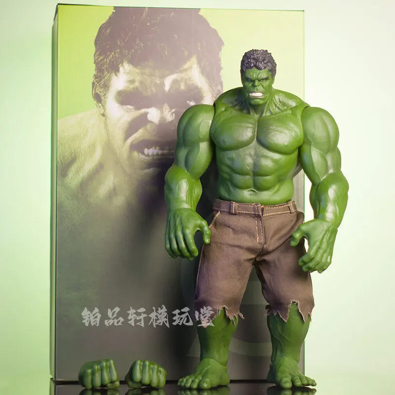 The Avengers 42cm Hulk Action Figures Anime Characters Desktop Ornaments Large Hulk Doll Model Boy Collection Toys Desk Gifts