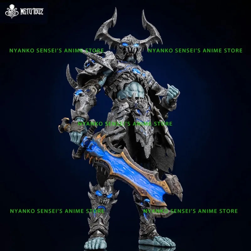 Mety Toyz Death Knight Frostbone Saranoar 1/10 Scale 17cm Action Figure Anime Models Toy Doll Gift Hobby Collectible