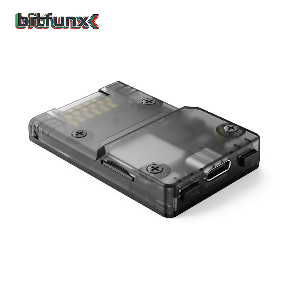 Bitfunx Game Saves Memory Card GCMCE FlipperMCE With OLED Display for Nintendo GameCube Wii RVL001 Game Console