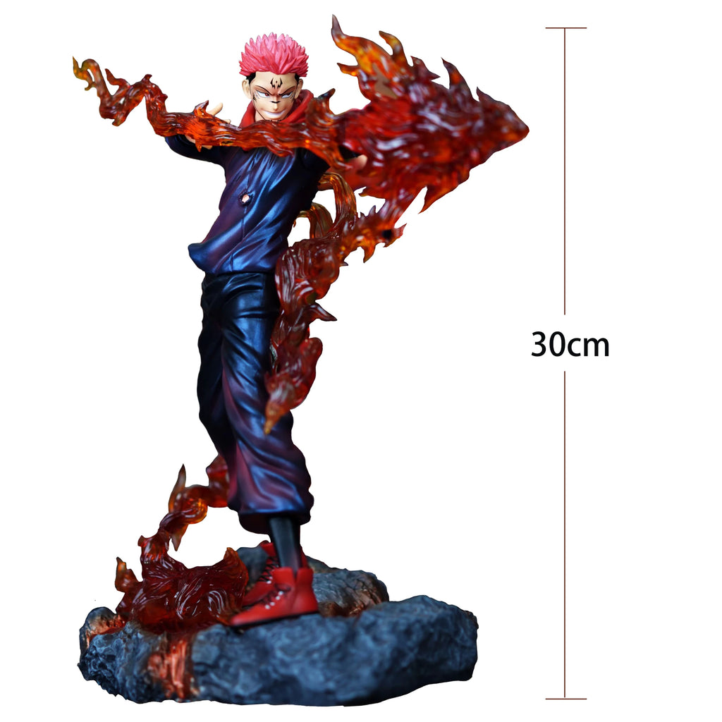 Anime JJK Figur Itadori Yuji Actionfiguren Kampfhaltung Modell Ryomen Sukuna Actionfigur Sammlung Puppe Dekor Anime Geschenke