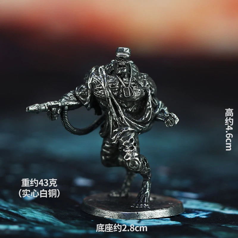 Metall Kupfernickel Resident Evil Soldat Modell Actionfiguren Brettspiel Stück Statischer Zustand Miniatur Ornament Zubehör Spielzeug