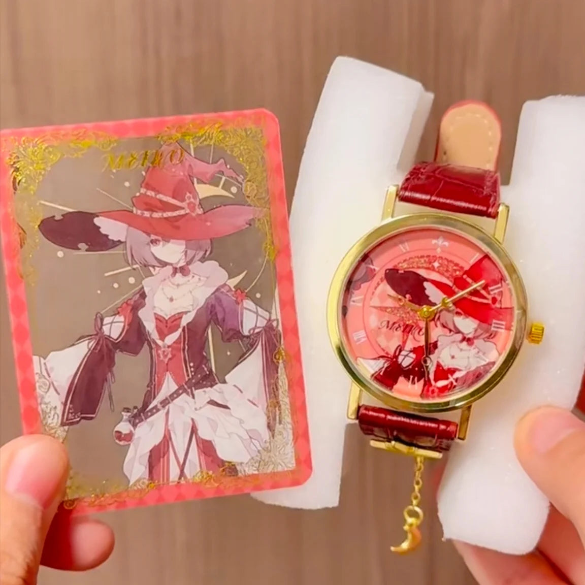 Authentic Hatsune Miku Anime Star Moon Knight Serie Watch Blind Box Gift For Birthday Surprised  Kawaii Timepiece Collection