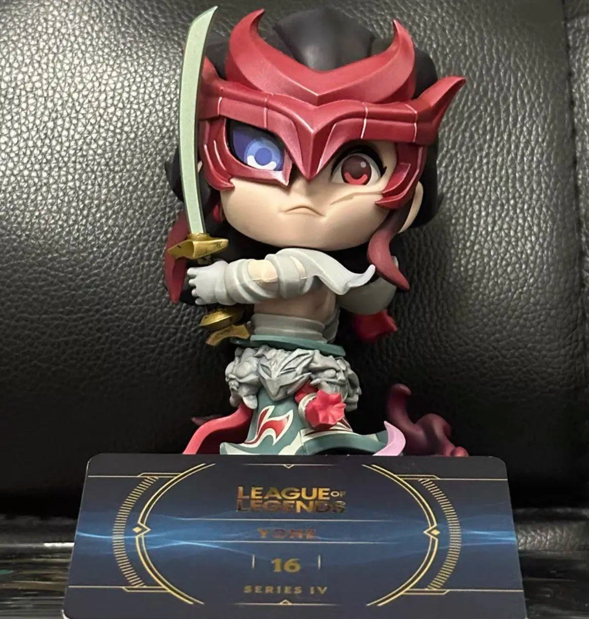 Yone the Unforgiven Collectible Sculpture - LOL Chibi Style Action Figure