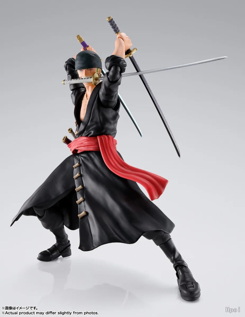 100%Original Bandai in Stock One Piece S.H.Figuarts SHF Sanji / Luffy / Zoro / Yamato The Raid on Onigashima Anime Figures Model